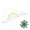 ARISTO geometrie-driehoek 26,0 cm transparant