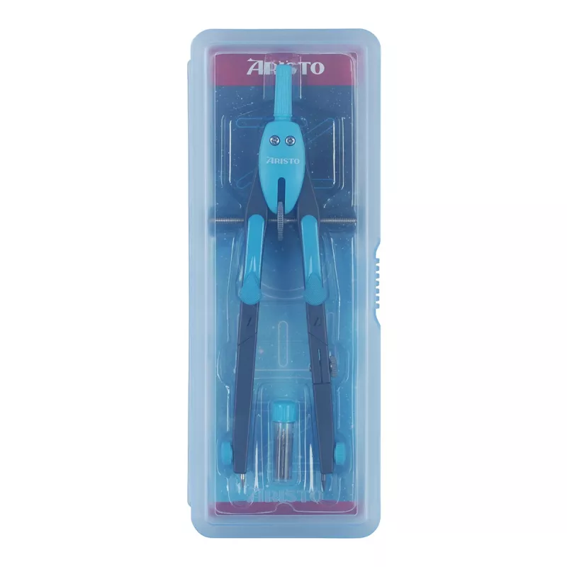 ARISTO tekenpasser neonblauw, 1 stuk (AR552741-20)