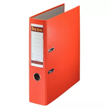 Esselte Leitz 291400OR A4 hefboomordner, 80 mm rugbreedte, 600 vellen capaciteit, oranje