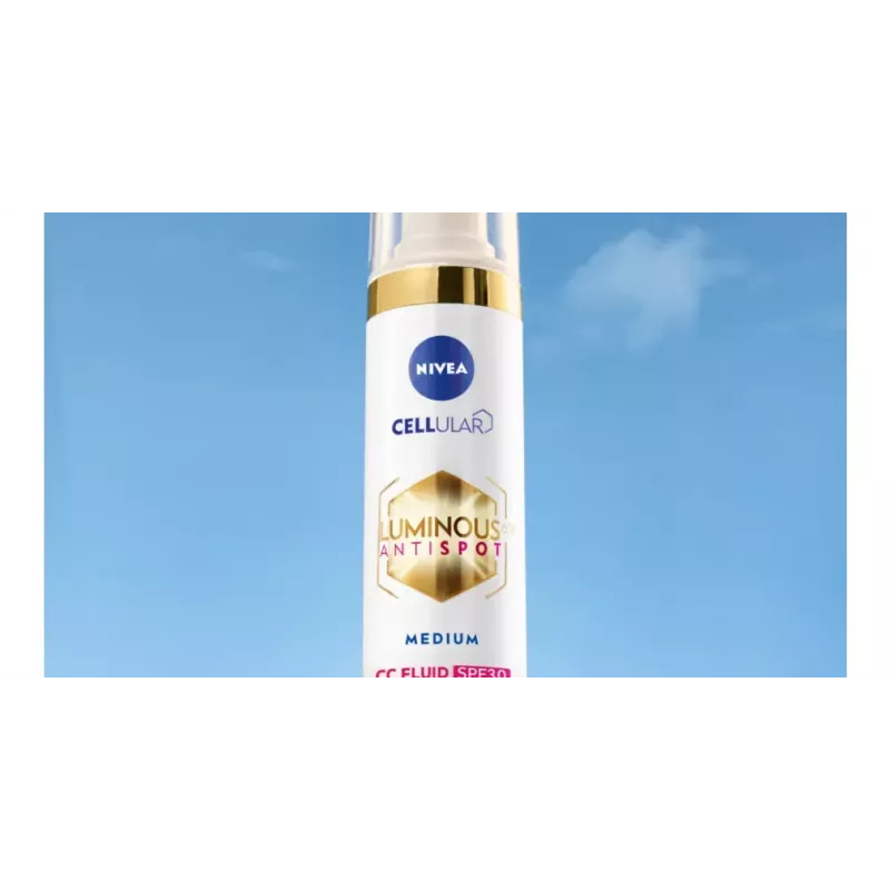 NIVEA Luminous 630 CC Fluid 3-in-1 SPF 30+ Foundation gezicht 02 Medium 40 ml