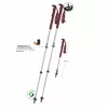 Komperdell Explorer Zero Compact Trekkingstokken - Malbec