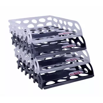 SAX Voronoi briefbak zwart DIN C4
