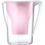 BWT Aqualizer Home 125557844 roze waterfilterkan met 1 magnesium gemineraliseerde waterfilterpatroon