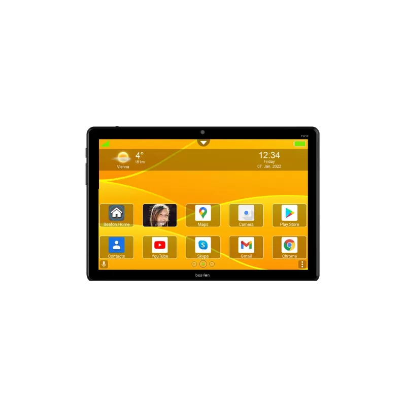 Bea-fon TAB-Lite TW10 - Tablet - Android 11 - 32 GB - 25,7 cm (10,1 inch) - Zwart