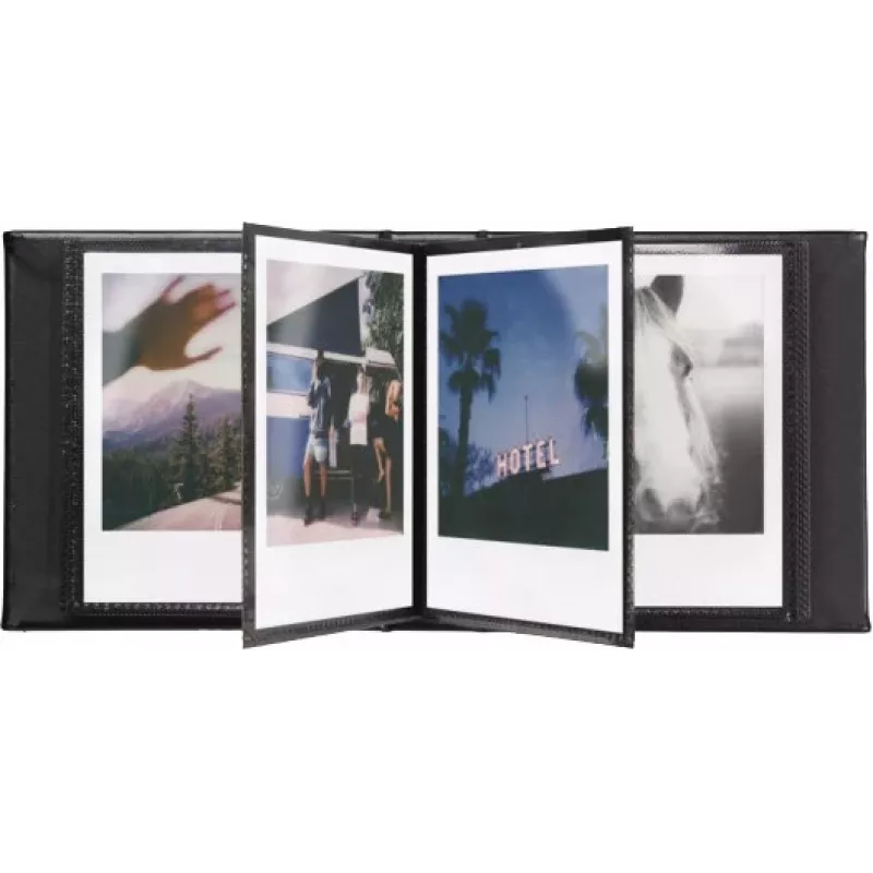 Polaroid fotoalbum klein zwart