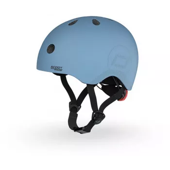 Scoot & Ride helm M-L staal multisporthelm