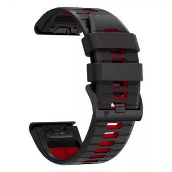 TECH-PROTECT ICONBAND PRO Garmin Fenix 3 / 5X / 3HR / 5X Plus / 6X / 6X Pro / 7X zwart/rood