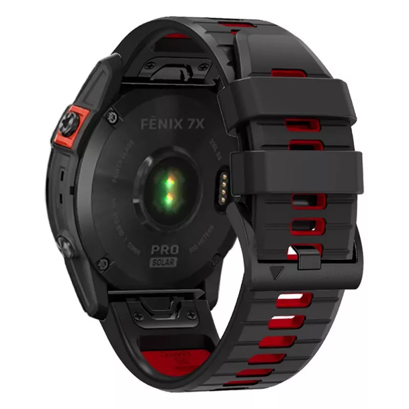 TECH-PROTECT ICONBAND PRO Garmin Fenix 3 / 5X / 3HR / 5X Plus / 6X / 6X Pro / 7X zwart/rood