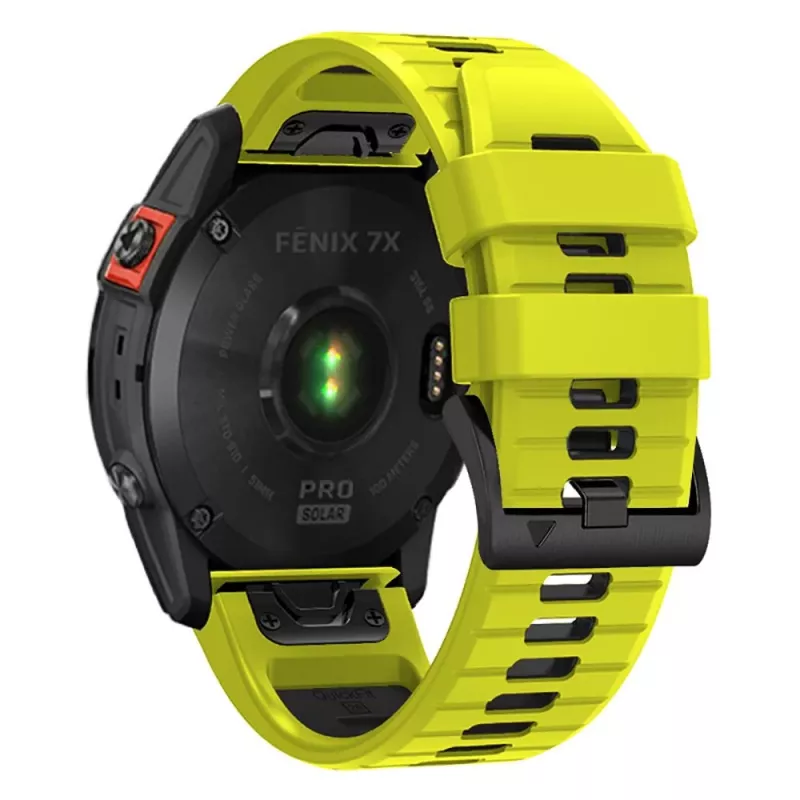 TECH-PROTECT ICONBAND PRO GARMIN FENIX 3 / 5X / 3HR / 5X PLUS / 6X / 6X PRO / 7X lime/zwart