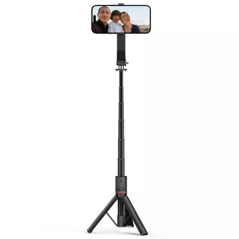 Tech-Protect L04S MagSafe selfiestick met statief, zwart