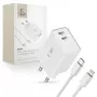 TECH-PROTECT C35W 2-poorts netlader PD 35W + Lightning-kabel wit