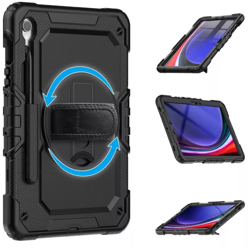 Tech-Protect Solid360 voor Samsung Galaxy Tab S9 / S9 FE / S10 FE / S10 LITE zwart