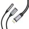 TECH-PROTECT ULTRABOOST kabeladapter Lightning naar 3,5 mm mini-jack & Lightning, zwart