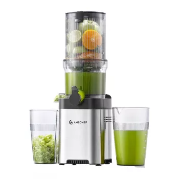 AMZCHEF CE-ZM1902M-SV slowjuicer (zilver)