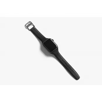 Bellroy Classic Leather Band voor Apple Watch, zwart, 44mm, 45mm, 42mm (Series 1/2/3), 49mm, 46mm