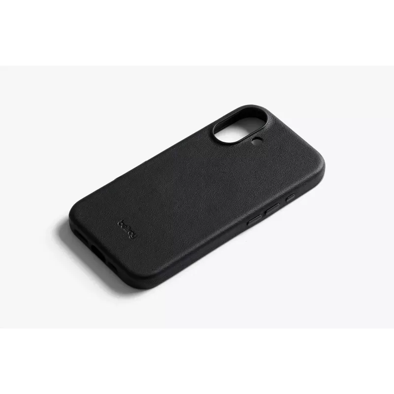 Bellroy Leather Case voor iPhone 16, zwart