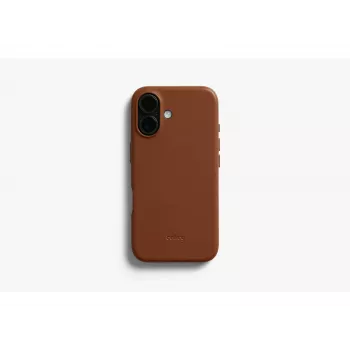 Bellroy Leren Hoes voor iPhone 16, Bruin