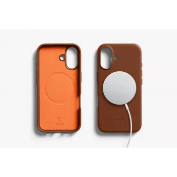 Bellroy Leren Hoes voor iPhone 16, Bruin