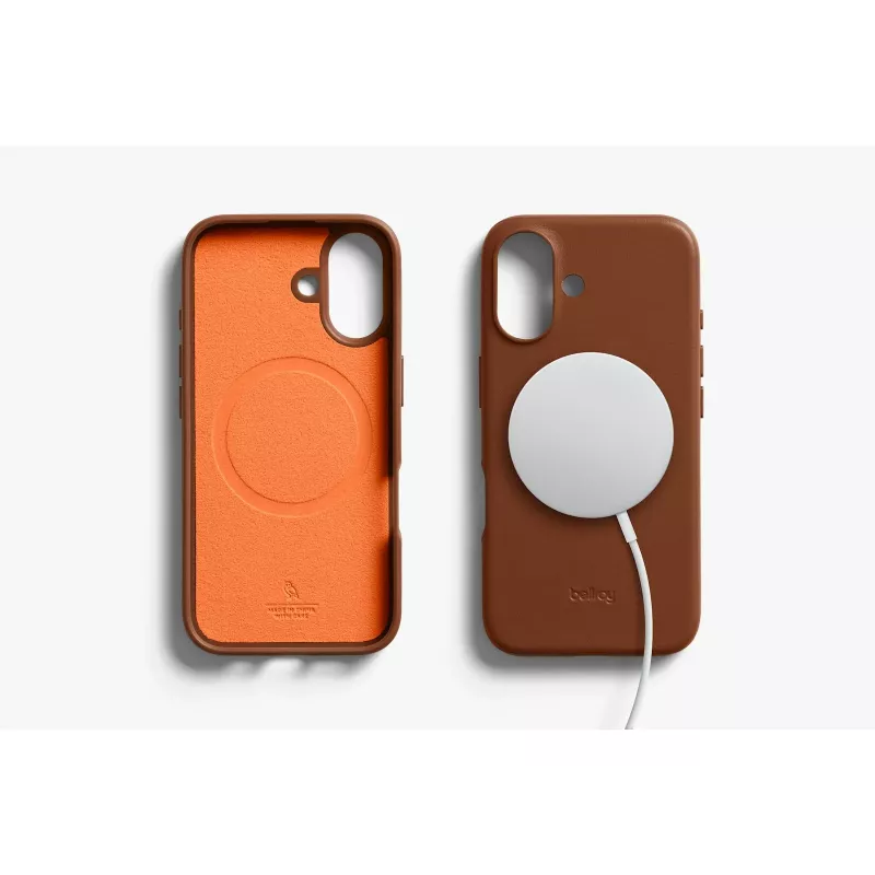 Bellroy Leren Hoes voor iPhone 16, Bruin
