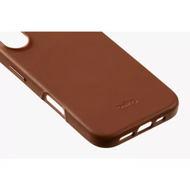 Bellroy Leren Hoes voor iPhone 16, Bruin