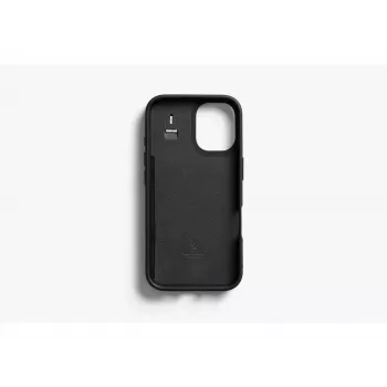 Bellroy Leather Card Case voor iPhone 16, zwart