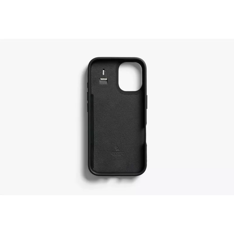 Bellroy Leather Card Case voor iPhone 16, zwart