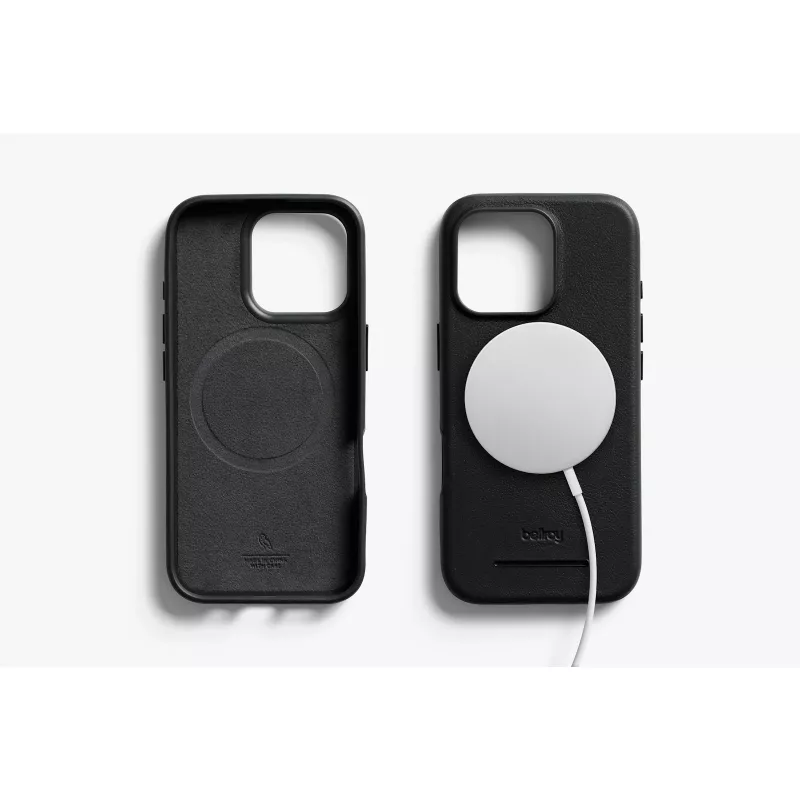 Bellroy Leren Hoes met Magneetportemonnee voor iPhone 16 Pro, Zwart