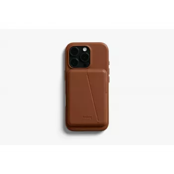 Bellroy Leren Hoes met Magneetportemonnee voor iPhone 16 Pro, Bruin
