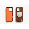 Bellroy Leren Hoes met Magneetportemonnee voor iPhone 16 Pro, Bruin