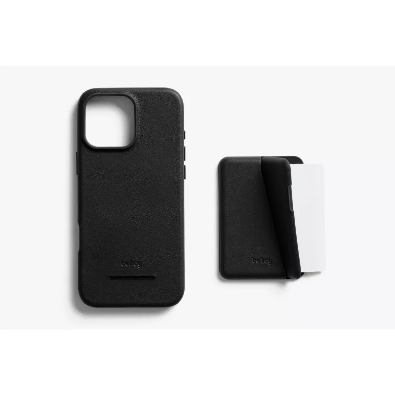Bellroy Leren Hoes met Magneetportemonnee voor iPhone 16 Pro Max, Zwart