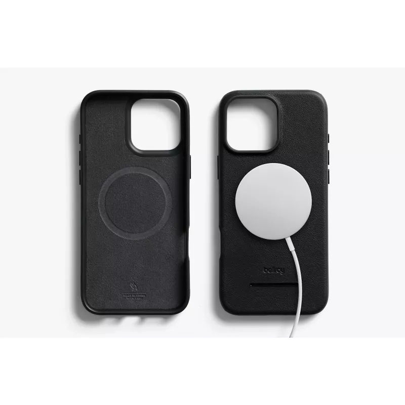 Bellroy Leren Hoes met Magneetportemonnee voor iPhone 16 Pro Max, Zwart