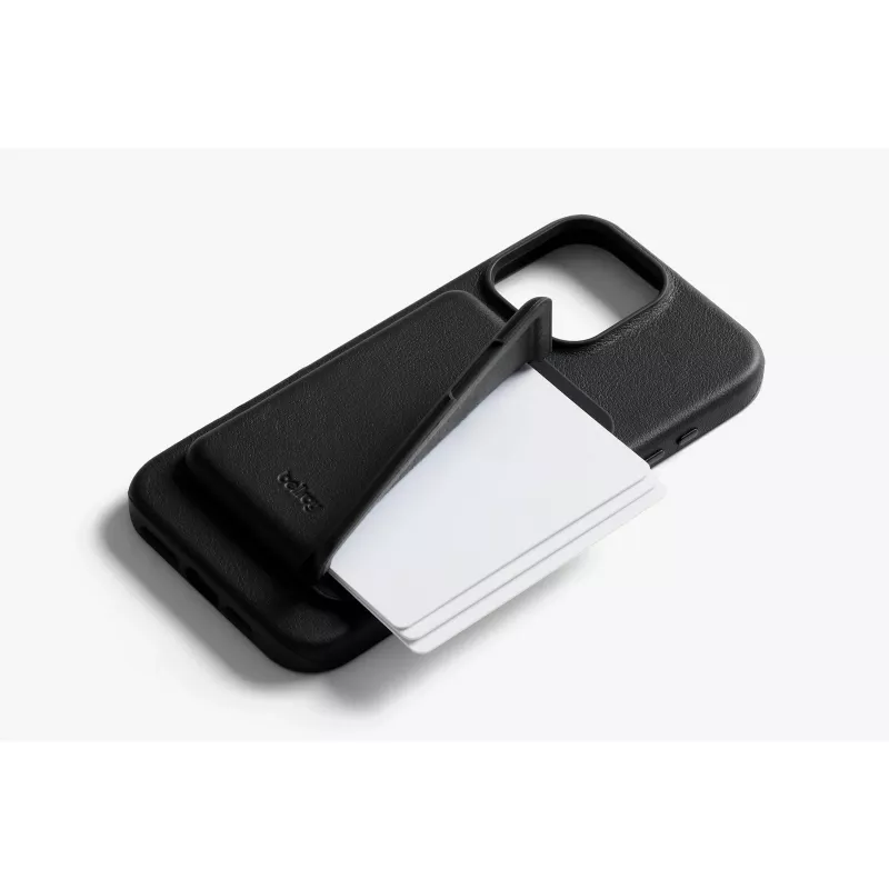 Bellroy Leren Hoes met Magneetportemonnee voor iPhone 16 Pro Max, Zwart