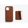 Bellroy lederen hoes met magnetische wallet voor iPhone 16 Pro Max, bruin