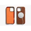 Bellroy lederen hoes met magnetische wallet voor iPhone 16 Pro Max, bruin