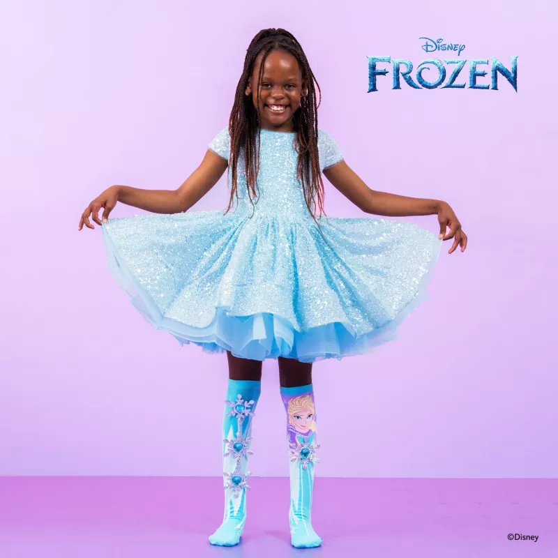 MADMIA kinderkniestrümpfe Frozen Elsa 3D-print - 1 paar