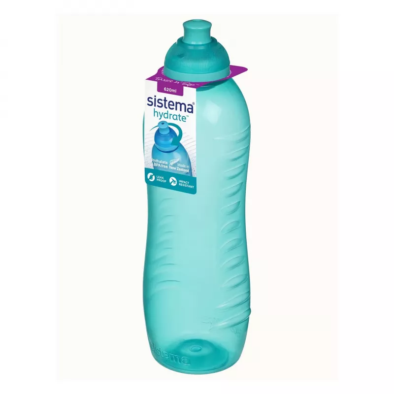 Sistema Plastics Twist 'n' Sip squeeze waterfles 620ml