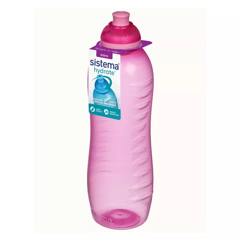 Sistema Plastics Twist 'n' Sip squeeze waterfles 620ml