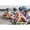 EzyRoller Classic voetbediende skelter voor kinderen 3-12 jaar rood