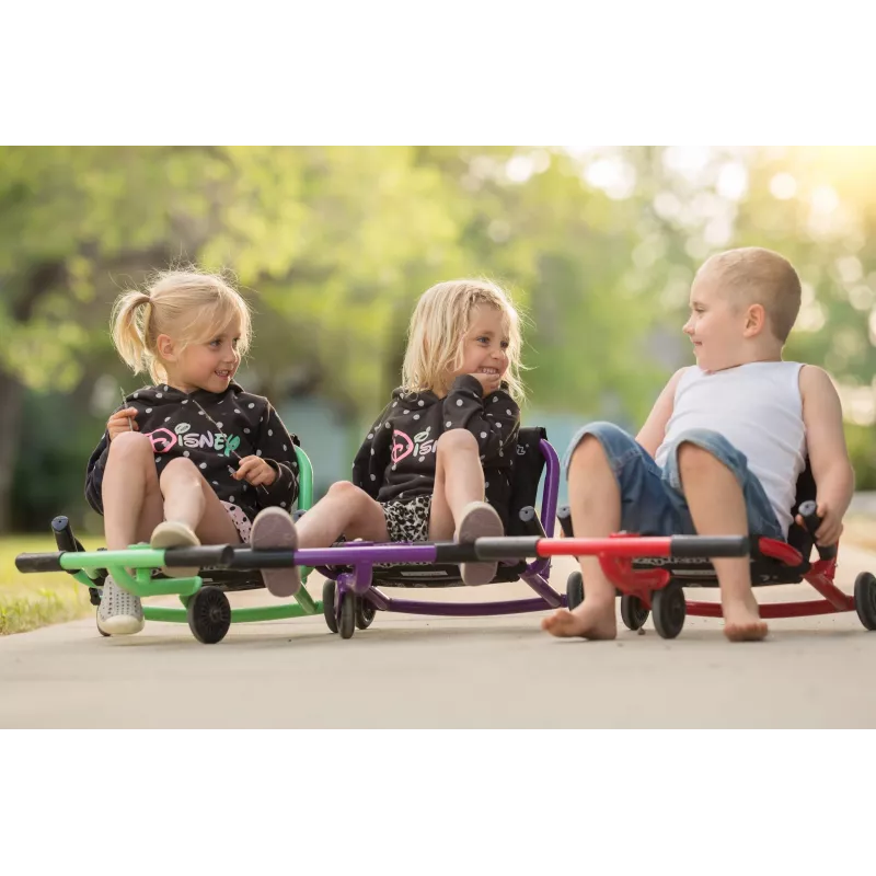 EzyRoller Classic beenbediende skelter voor kinderen 3-12 jaar paars