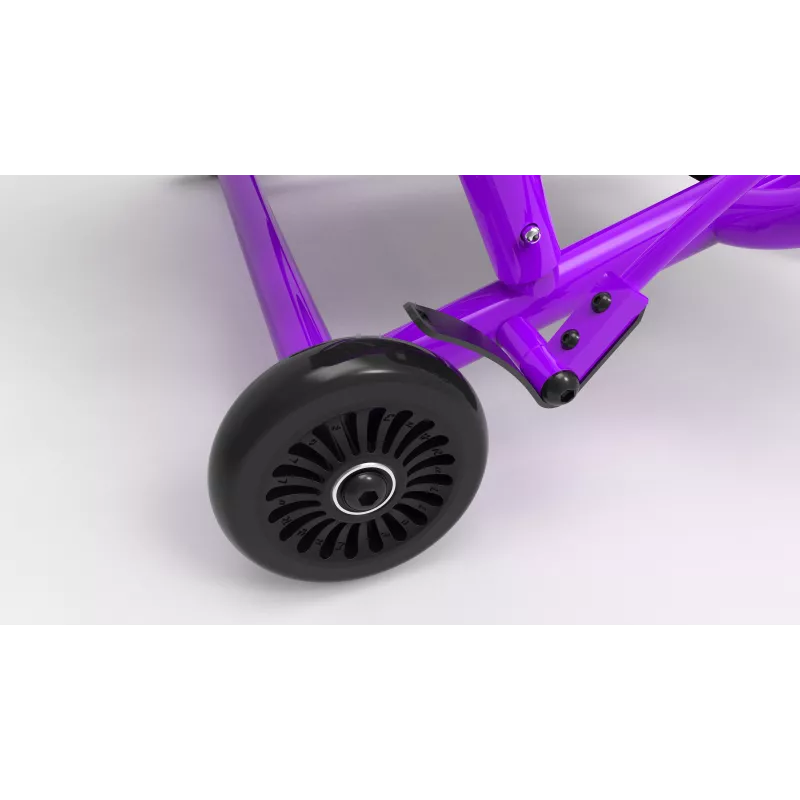 EzyRoller Classic beenbediende skelter voor kinderen 3-12 jaar paars