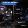 X Rocker Agility eSports gamingstoel blauw/zwart