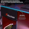 XROCKER gaming bureau grijs-rood