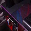 XROCKER gaming bureau grijs-rood