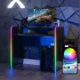 X Rocker 2023269 gaming bureau met LED, zwart