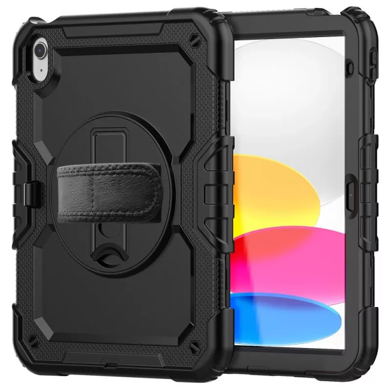 Tech-Protect Solid360 voor iPad 10,9 10e gen (2022) / iPad 11 11e gen (2025) zwart