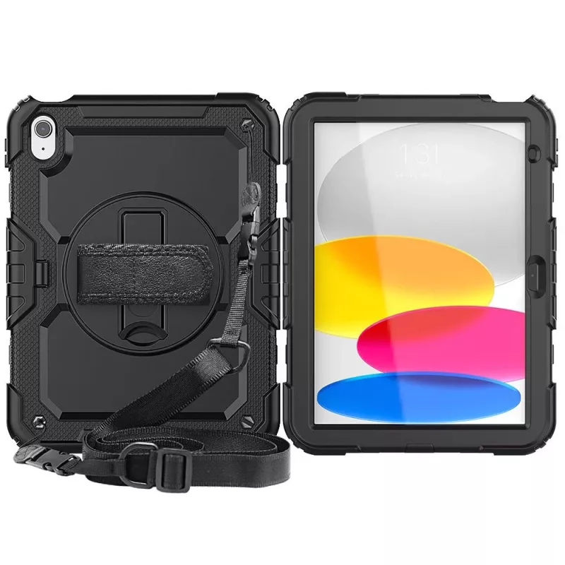 Tech-Protect Solid360 voor iPad 10,9 10e gen (2022) / iPad 11 11e gen (2025) zwart