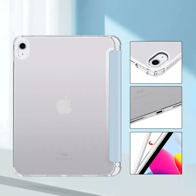 Tech-Protect SC Pen hybride folio case voor iPad 10.9 2022 - hemelsblauw