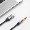 TECH-PROTECT UltraBoost Lightning naar AUX mini-jack 3.5mm kabel 100cm zwart