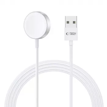 TECH-PROTECT ULTRABOOST magnetische oplaadkabel 120cm Apple Watch wit