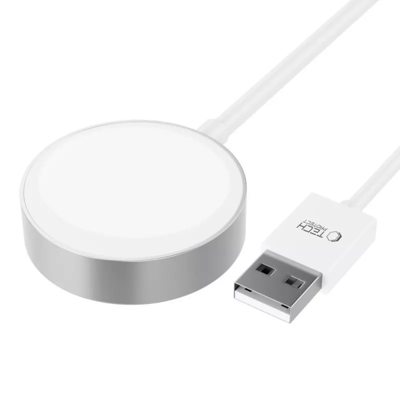 TECH-PROTECT ULTRABOOST magnetische oplaadkabel 120cm Apple Watch wit